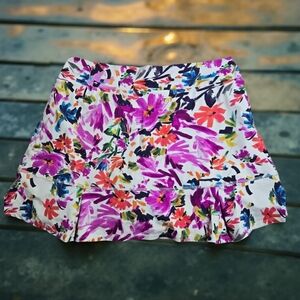 Skort Vibrant Floral Mini Skirt 3XL